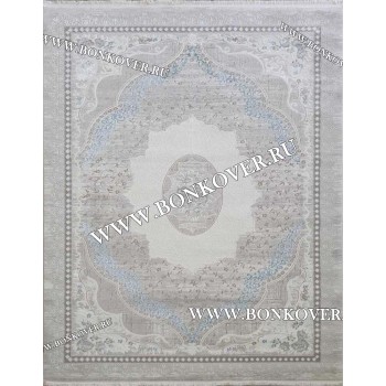 Ковер Турция Для Гостиной Дизайн 70 Серый с Голубым