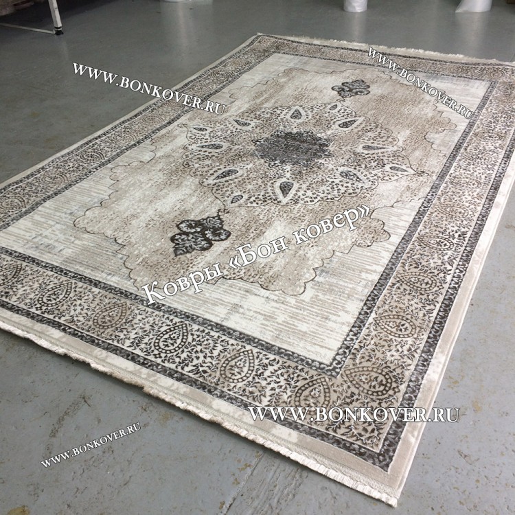 Ковер Лайт Карпет Медальон Дизайн 30599