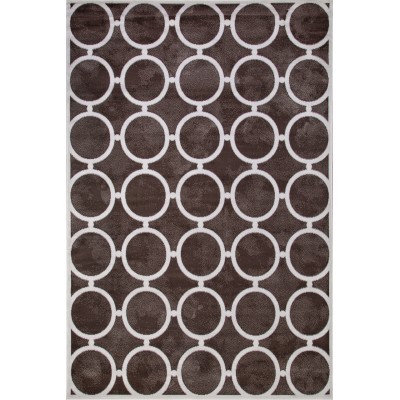 Ковер Sierra D713 BROWN-CREAM 2