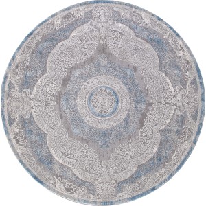 Ковер Armina 03880A BLUE / BLUE Круг